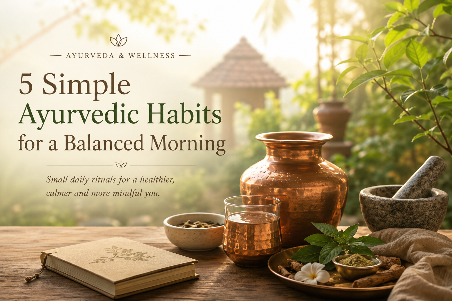 5 Simple Ayurvedic Habits for a Balanced Morning